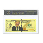 Trump US 5000 Dollars Gold Foil Banknotes with Plastic Case Cover Souvenir Gifts