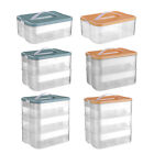 1x Particle Building Block Storage Box, Children's Toy Parts Sorting And Sorting