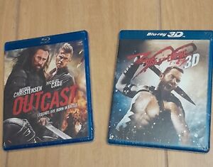 Action Movie Bundle. 300 Rise Of An Empire 3D & Outcast (Blu-ray, 2014)