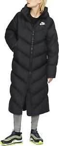 NWT Nike Down Fill Black Parka Winter Coat BV2881-010 Women's Size XL