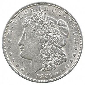 1921 Morgan Silver Dollar - Last Year Issue 90% $1 Bullion *286