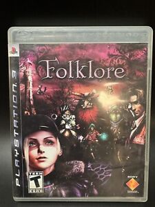 Folklore (PS3 Sony PlayStation 3, 2007) Complete w/ manual CIB Tested