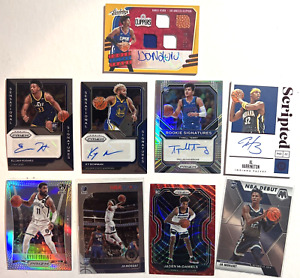 x9 Lot NBA Basketball Cards Random Players RC 5-Autos Prizm Ja Morant GN1