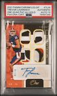 2021 Chronicles Panini One Draft Picks Trevor Lawrence Gold RPA 2/10 Game Worn