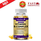Vitamin B Complex Supplement 8 Super B Vits 120 Capsules with Inositol, Choline