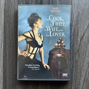 The Cook, The Thief, His Wife and Her Lover DVD 2001 Anchor Bay Helen Mirren