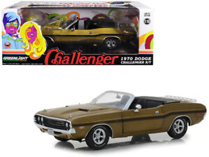 1970 Dodge Challenger R/T Convertible with Luggage Rack Metallic Gold with Black