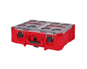 Milwaukee PACKOUT 20 in. 6 Compartments Deep Tool Box Organizer 48-22-8432 New.