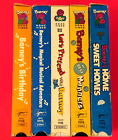 Barney VHS Bundle - Lot of 5 - Birthday/ Pretend/ Manners/ Sweet Homes/ Magical