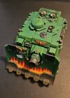 BUILT & Painted Warhammer 40k Adeptus Astartes Salamanders Vindicator tank