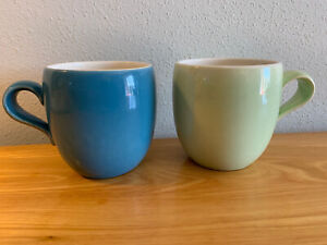 2 Mugs Eva Zeisel Town and Country for Red Wing 1946 Mid Century Modern Classic