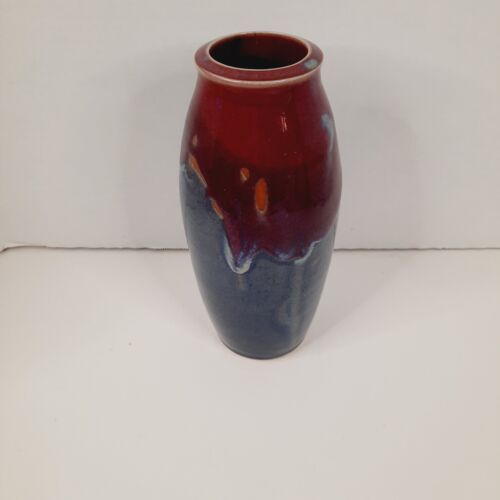 New ListingVintage Oklahoma Artist Signed Bob Hanlin Pottery Vase 10