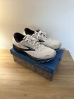 Brooks Ghost 14 Men’s Size 11 Road Running Shoes 1103691D190 White/Gray/Navy