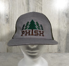 Phish Trucker Hat Gray Army Green Embroidered Trees Snapback Mesh Sides Unisex