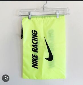 Nike Racing Track & Field Neon Yellow Drawstring Shoe Bag