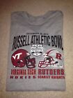 NWT Russell Athletic Bowl Virginia Tech Hokies Vs Rutgers Knights Mens Shirt *S*