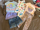 LOT OF 7 PIECES OF GIRL'S SUMMER CLOTHES, SIZE 2T, CAT & JACK, GARANIMALS & MORE