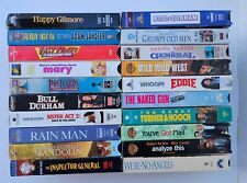 20 VHS Movie Lot Box Office Hits Action Funny Movies And More. Vintage VHS Tapes