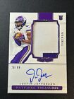 JUSTIN JEFFERSON 2020 NATIONAL TREASURES 170 TRUE RPA ROOKIE PATCH AUTO RC 26/99