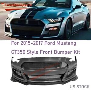Upgrade Front Bumper Kit For 2015-2017 Ford Mustang Facelift GT500 Shebly Style