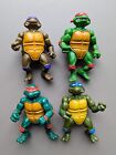Vintage Lot of 1988 Teenage Mutant Ninja Turtles Figures Leo, Don, Raph, Mike