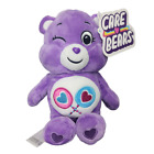 NWT Care Bears Purple Share Bear, Share the Love, 2021 Stuffed Animal Plush 10