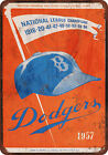 1957 Brooklyn Dodgers Vintage Look reproduction metal sign 8 x 12