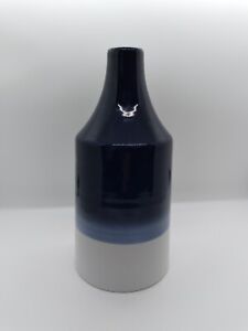 Blue and Grey Ceramic Bottle/Vase