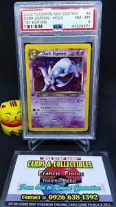 Pokemon GRADED Card - PSA 8: DARK ESPEON #4 - HOLO 1ST EDITION (NEO DESTINY)