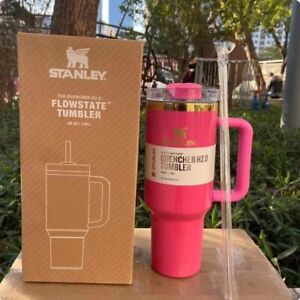 Stanley Tumbler with Handle Straw Lid Stainless Steel 30oz/40oz Vacuum Insulated