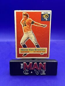 Norm Van Brocklin 1956 Topps VINTAGE CARD #6 VG CONDITION HOFer READ 👀🐏🏈🔥