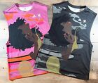 LOT OF 2 ADIDAS Tank Adult X-Small NY Unitefit THEBE MAGUGU Collab Tennis Tops