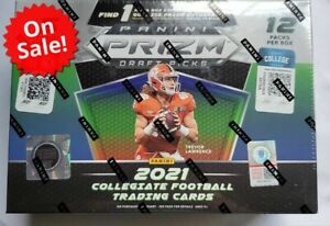 NEW 2021 Panini Prizm NFL Draft Picks Football Gold Ice (Mega Box) 60 Cards Auto
