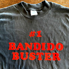 Vintage 80s #1 Bandido Buster El Paso TX Western Playland Shirt Ultra Rare XL