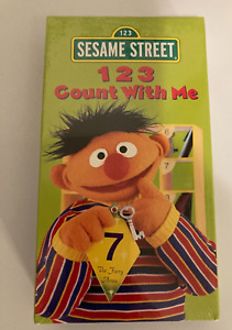 Sesame Street 123 Count With Me VHS 1997 BRAND NEW SEALED!