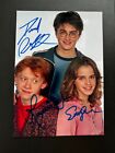 New ListingDaniel Radcliffe Emma Watson Grint Harry Potter Xmas signed photo 6x8 coa