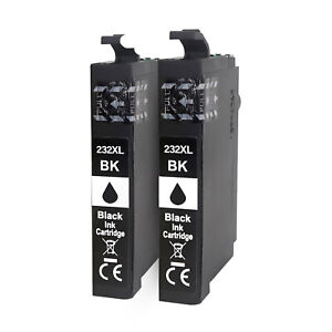 232 XL For Epson 232XL Ink Cartridges for Epson XP-4200 XP-4205 WF-2930 -2 Black
