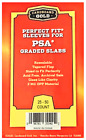(25-50) Cardboard Gold Perfect Fit Loose Graded Sleeves PSA Slabs FREE SHIPPING