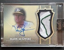2017 Topps Dynasty Mark McGwire Dynastic Deed Patch Auto /5