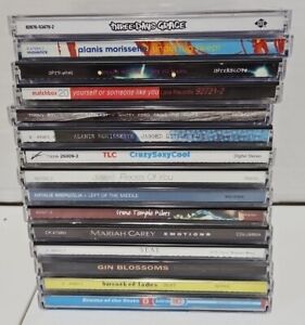 Lot of 15 Assorted 90’s Music CDs With Case Seal Jewel TLC Morissette Blink 182