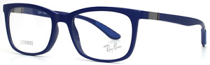 RAY BAN Liteforce RB7230 5207 Sand Blue Unisex Rectangle Eyeglasses 54-19-145