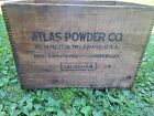 Vintage Atlas Powder Co. Dynamite Advertising Crate Box
