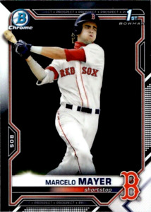 2021 1st Bowman Chrome Marcelo Mayer #BDC-174 Rookie Red Sox - Free Shipping