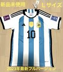 Adidas #10 Messi Replica Jersey Qatar World Cup 2022 Argentina National Team L