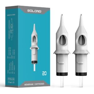 Solong 20Pcs Tattoo Cartridge Needles 0.35MM Round Liner 5RL Tattoo Needle