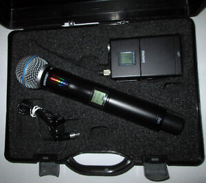 SHURE UR1-J5 WL184, UR2-J5 578-638 MHz BETA58A Wireless Microphone for UR4D-J5