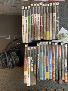 Sony PlayStation 2 PS2 Console Bundle + 30 Games Controller Lot