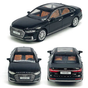 1/64 Scale Audi A8L Diecast Model Car Metal Vehicle Kids Toys for Boys Black