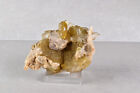 Yellow Barite Crystal on Matrix from Peru  6.5 cm  # 16524
