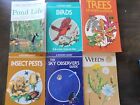 Vintage Golden Guide Books Lot of 6 Nature Guides 1970s-2000's Trees, Birds Ect.